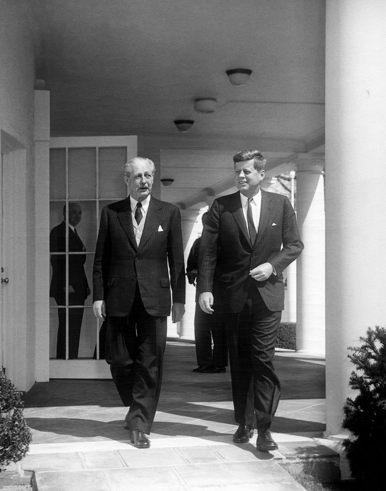 President John F. Kennedy and UK Prime Minister Harold Macmillan